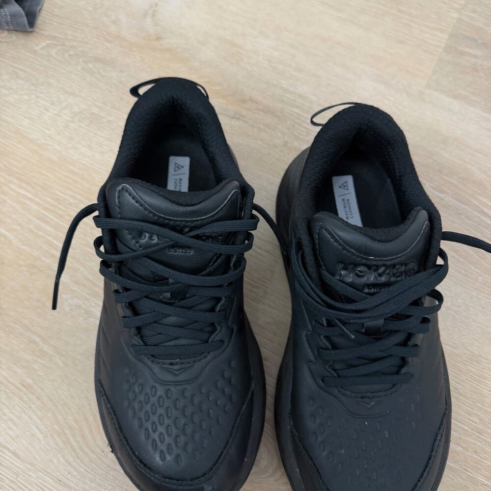 Women’s HOKA Bondi SR Shoes Black Maximum Cushion Size 9 - Picture 6 of 11